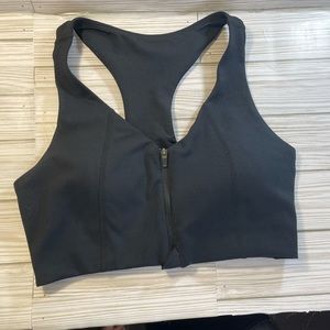 Zella Zip Front Racerback Sports Bra Size XS